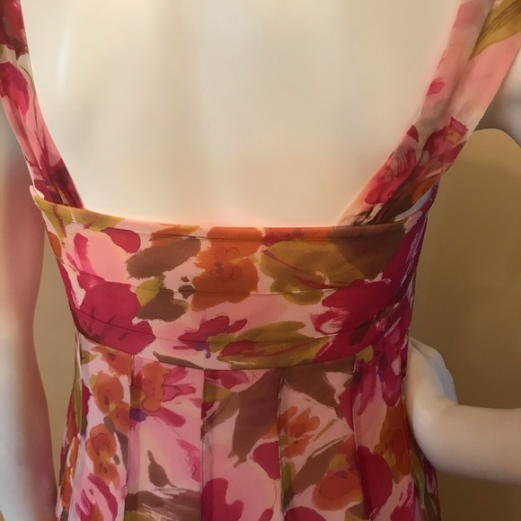 ANNE KLEIN Pink Floral Maxi Dress - Picture 5 of 8